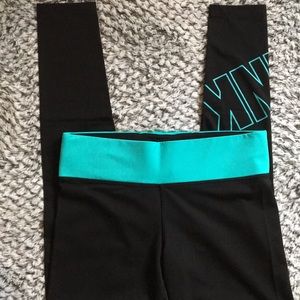 PINK stretchy leggings.